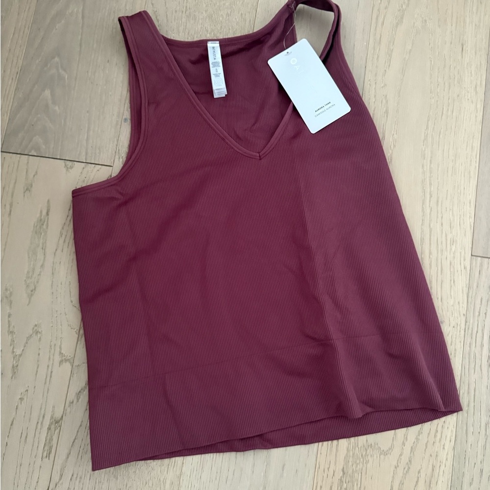 Athleta Women's Aurora Tank Top - Dusty Rose - Picture 2 of 3